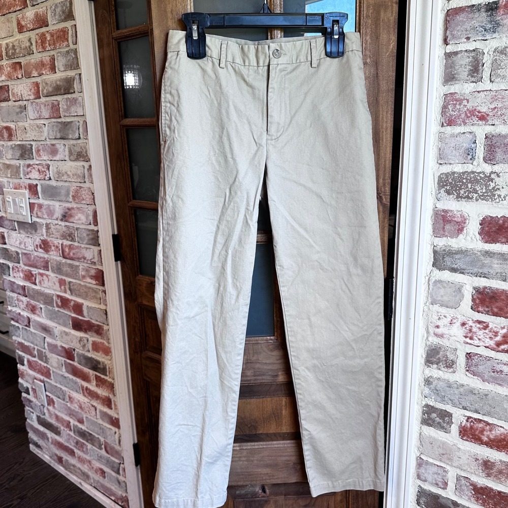 Polo Ralph Lauren Chino Pants Kids Size 18 Khaki Tan Stretch Twill Boys Trousers